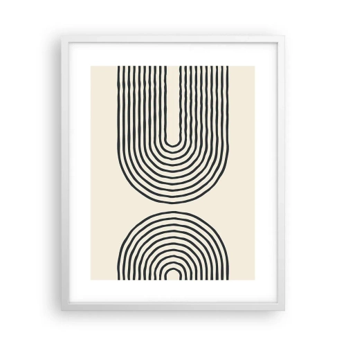 Poster in einem weißen Rahmen - In einem Moment ... - 40x50 cm