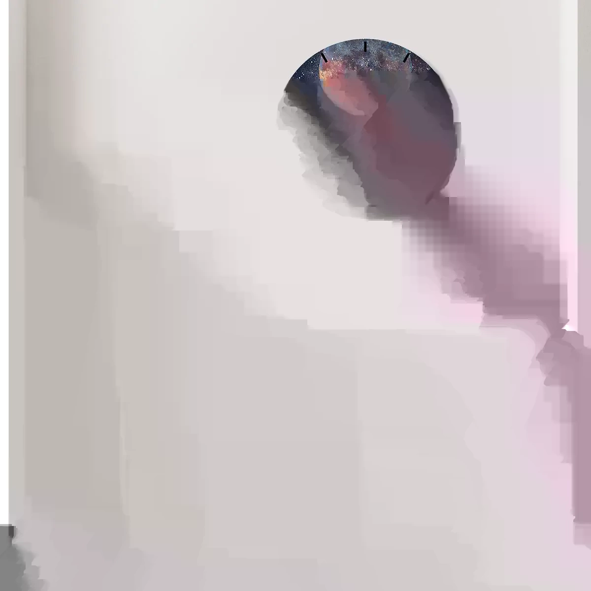 Wanduhr - Glasuhr - Traum - 40x40 cm