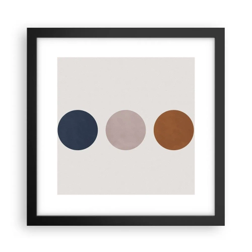 Poster in einem schwarzem Rahmen - Ein Symbol für Exzellenz - 30x30 cm