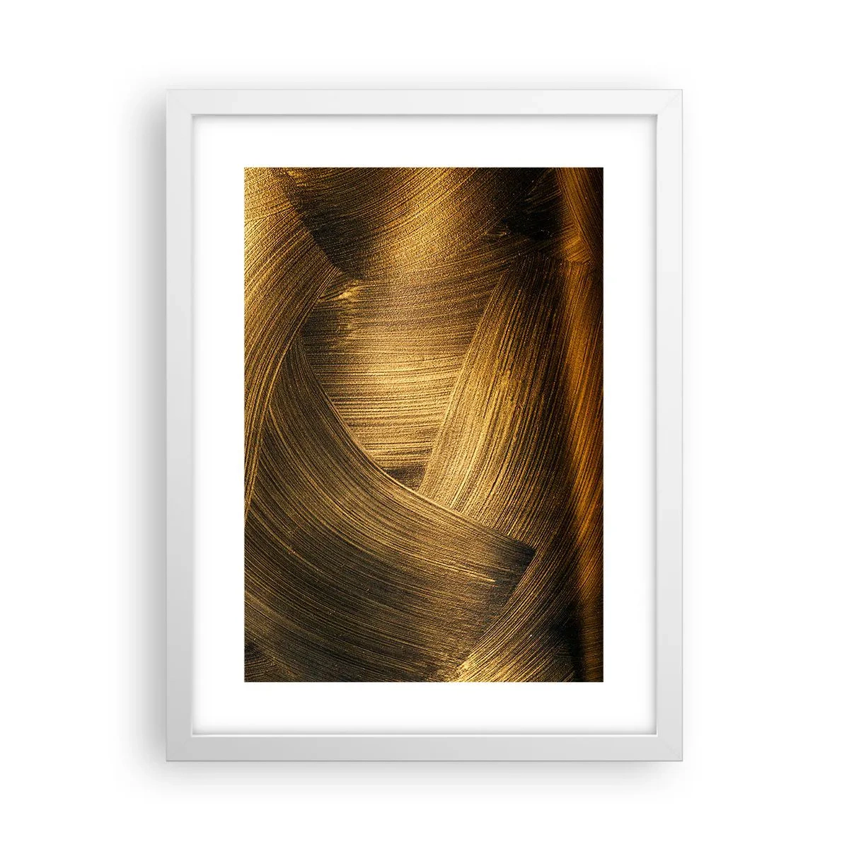 Poster in einem weißen Rahmen - In einem goldenen Labyrinth - 30x40 cm