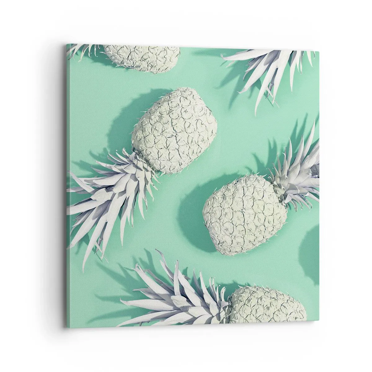 Bild auf Leinwand - Leinwandbild - Das passt gut zu Minze - 70x70 cm