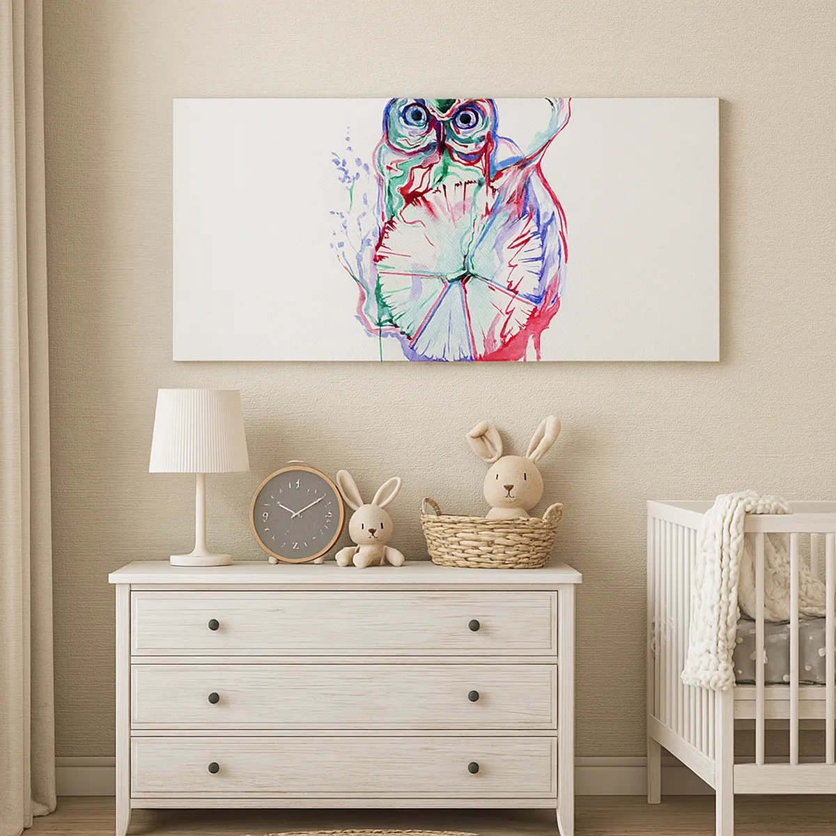 Bild auf Leinwand - Leinwandbild - Von Natur aus klug - 30x30 cm