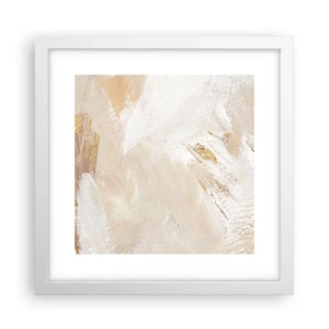 Poster in einem weißen Rahmen - Pastellkomposition - 30x30 cm