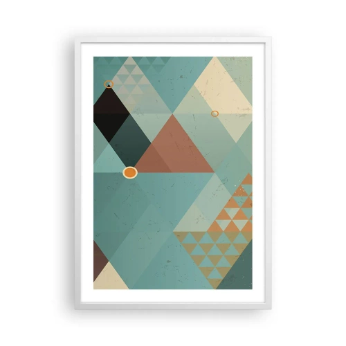 Poster in einem weißen Rahmen - Einheit der Vielheit, Vielheit der Einheit - 50x70 cm