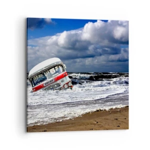 Bild auf Leinwand - Leinwandbild - Und was stehst du so erstaunt? - 70x70 cm