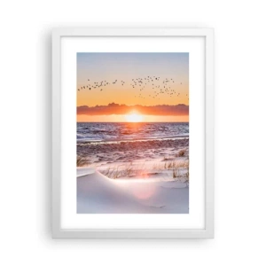 Poster in einem weißen Rahmen - Horizontale Landschaft - 30x40 cm