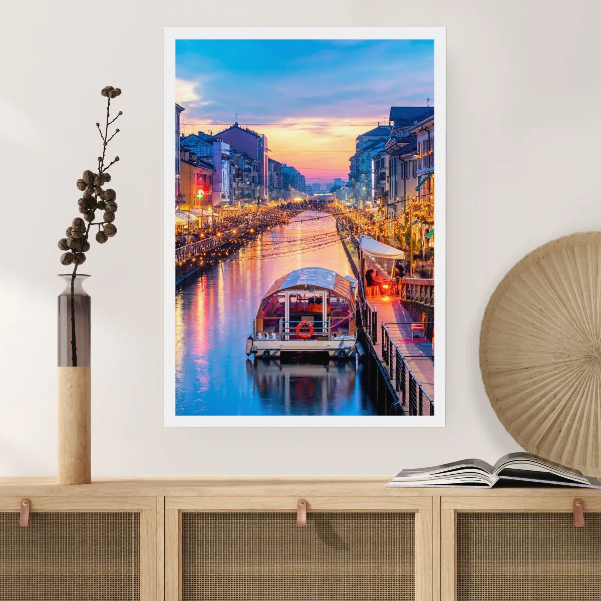 Poster - Ein Abend voller Licht und Spaß - 40x50 cm