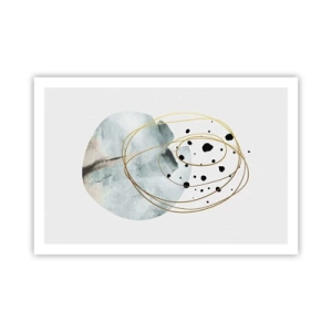 Poster - Vom Weltraum umarmt - 91x61 cm