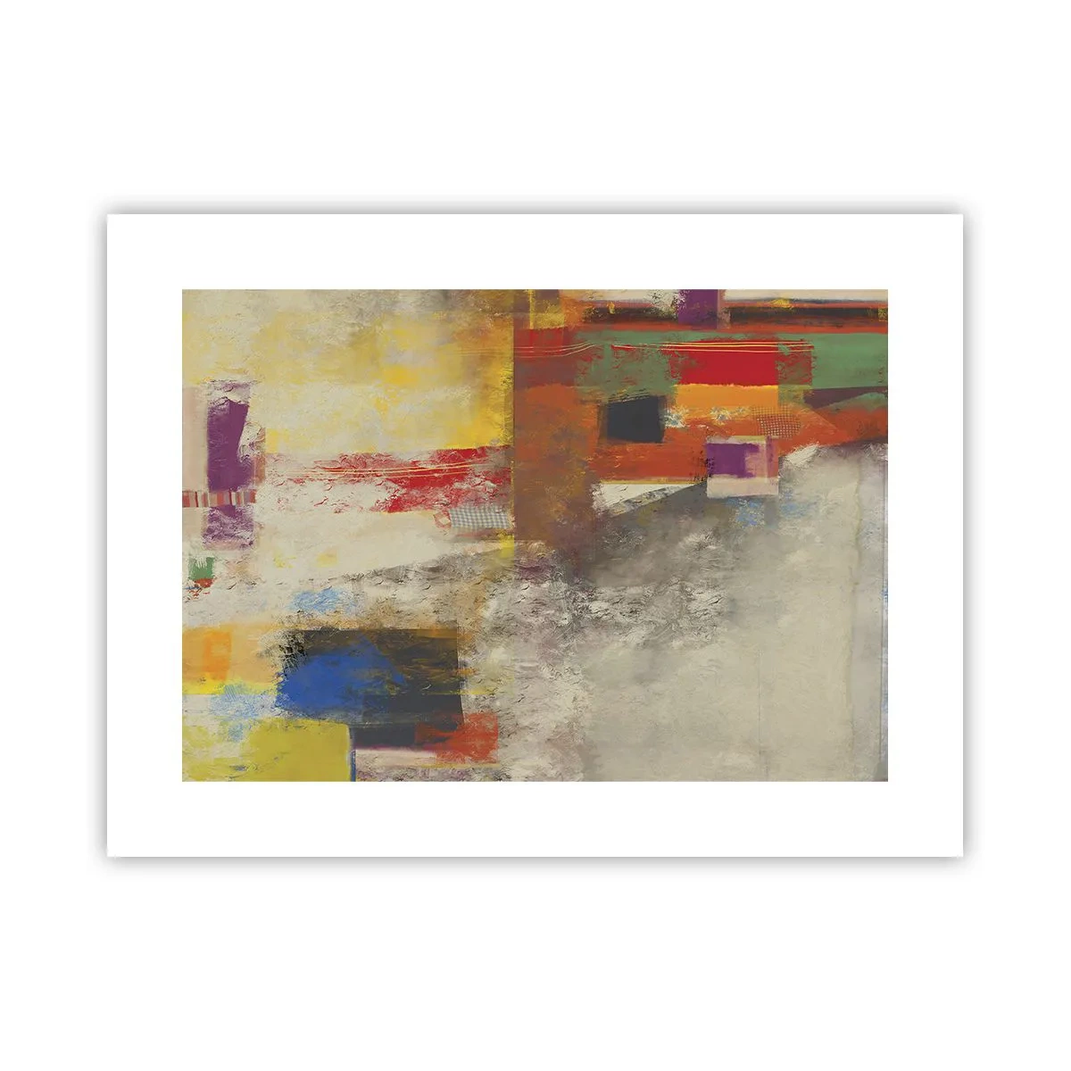 Poster - Geometrie der Farben - 40x30 cm