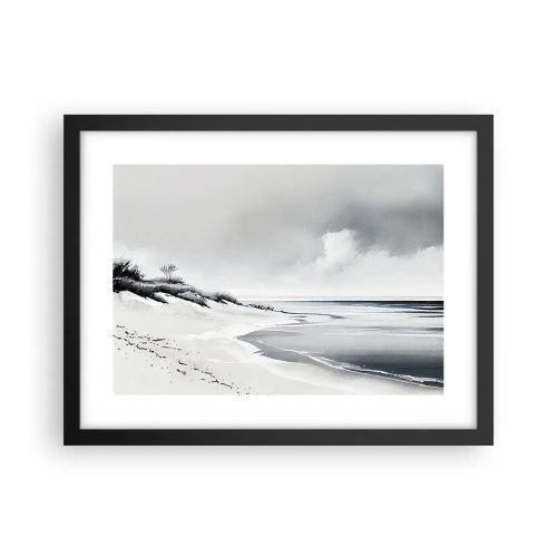 Poster in einem schwarzem Rahmen - Für immer zusammen - 40x30 cm