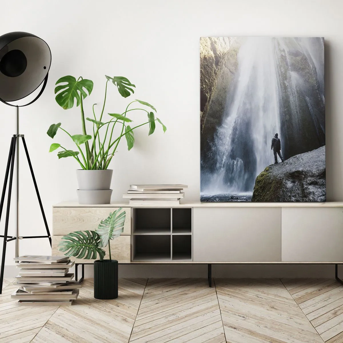 Bild auf Leinwand - Leinwandbild - Wiederherstellung der Proportionen - 65x120 cm