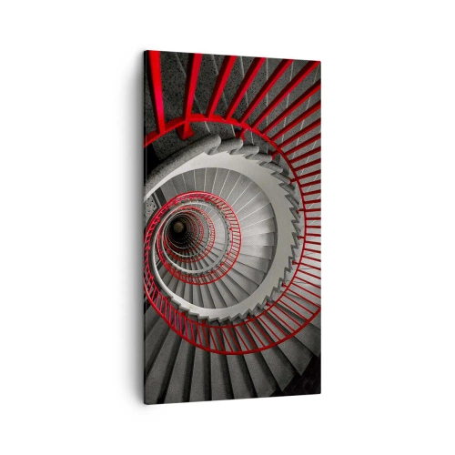 Bild auf Leinwand - Leinwandbild - Architekturspaß - 45x80 cm