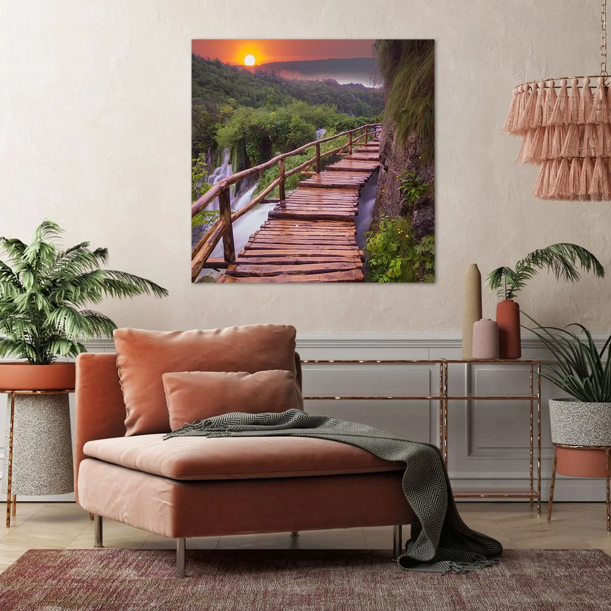 Bild auf Leinwand - Leinwandbild - Schönheit jenseits des Glaubens - 60x60 cm