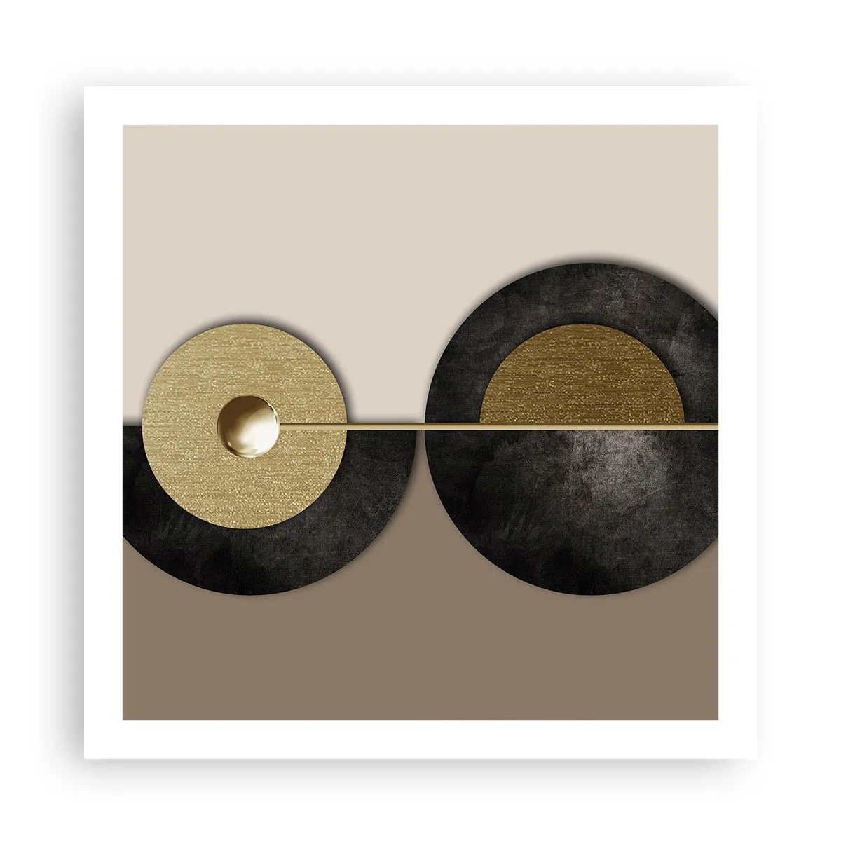 Poster - Variationen rund um den Kreis - 60x60 cm