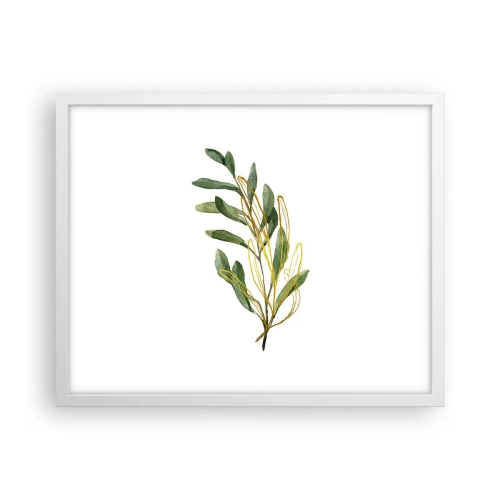 Poster in einem weißen Rahmen - Alles was gut ist - 50x40 cm