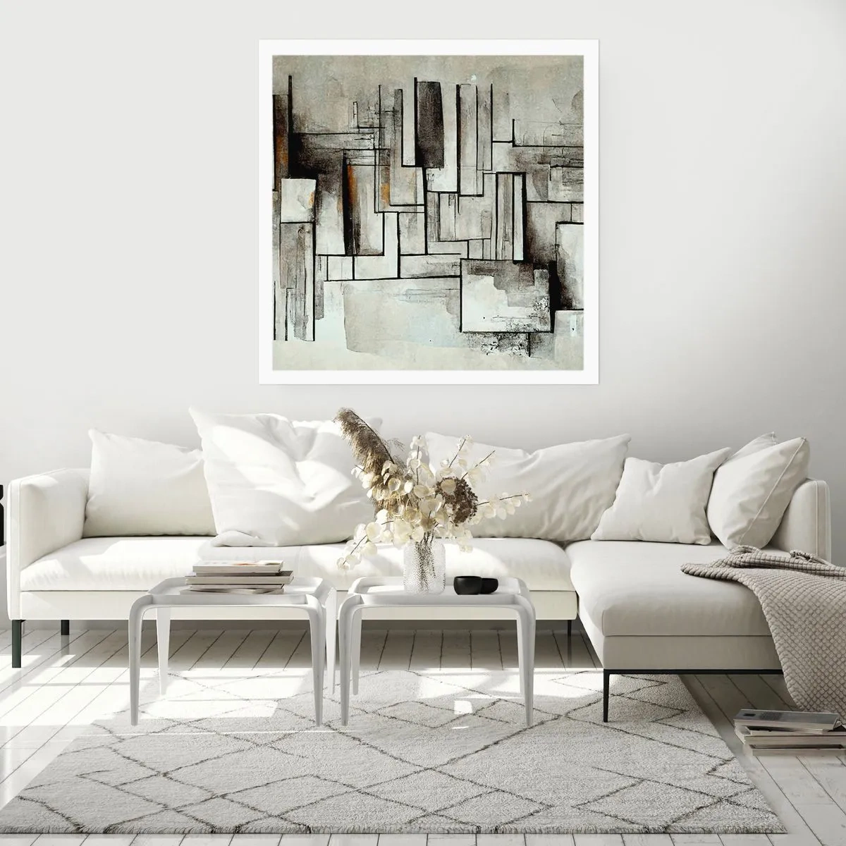 Poster - Kraft der Einfachheit - 50x50 cm