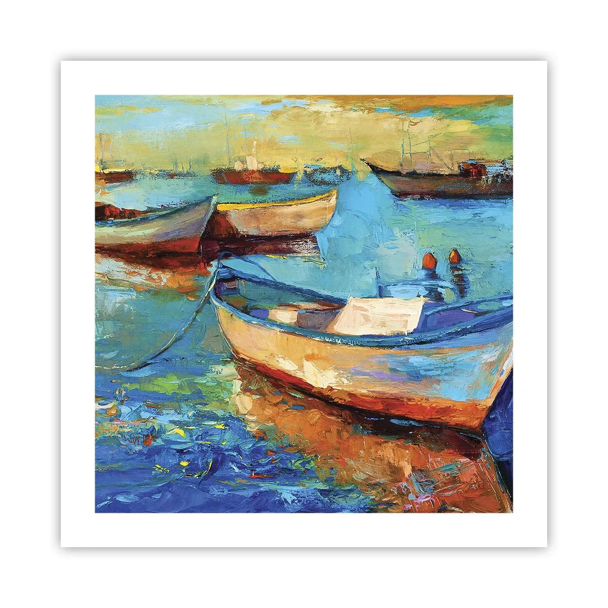 Poster - In der südlichen Bucht - 50x50 cm
