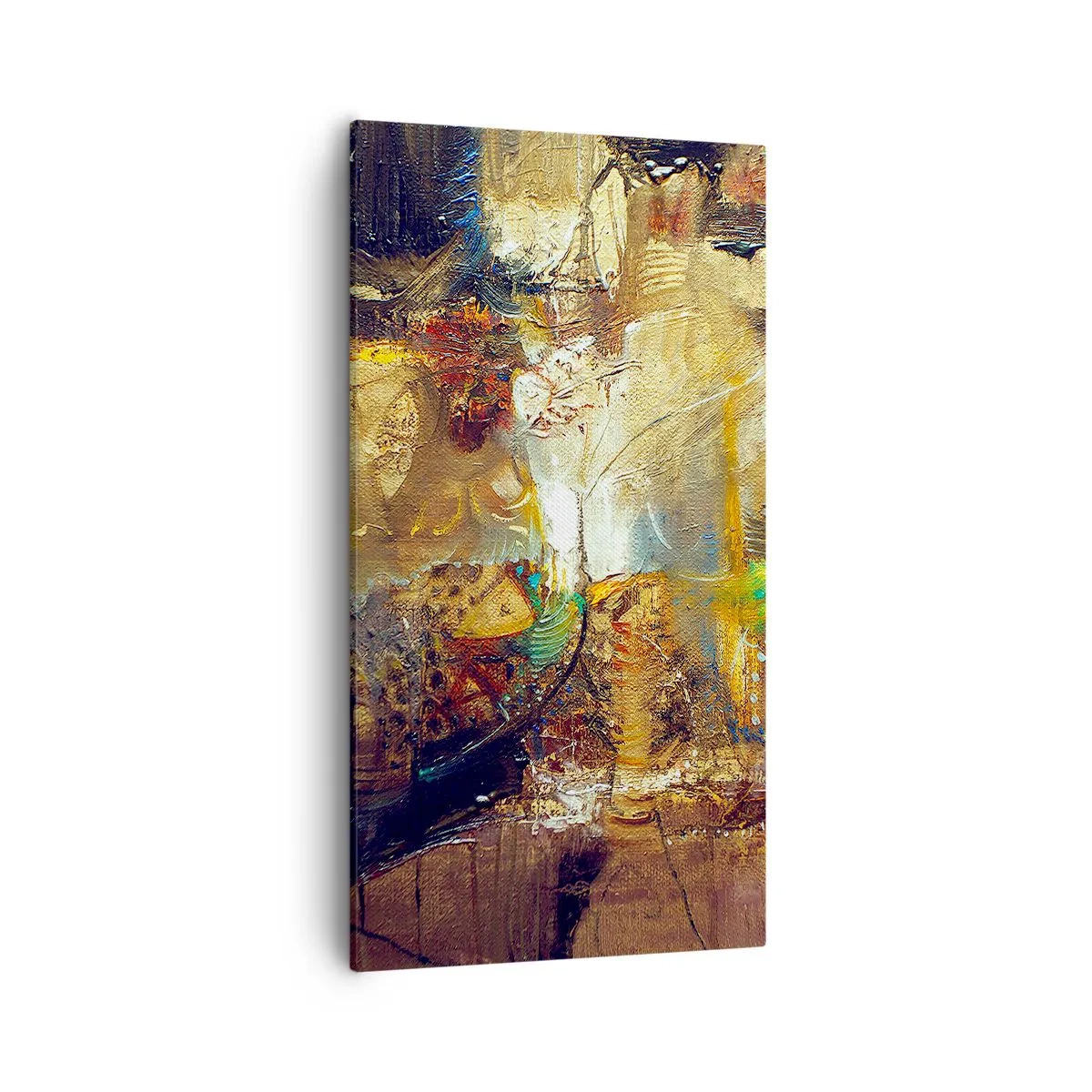 Bild auf Leinwand - Leinwandbild - Kalt, wärmer, heiß - 55x100 cm