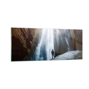 Glasbild - Bild auf glas - Wiederherstellung der Proportionen - 100x40 cm