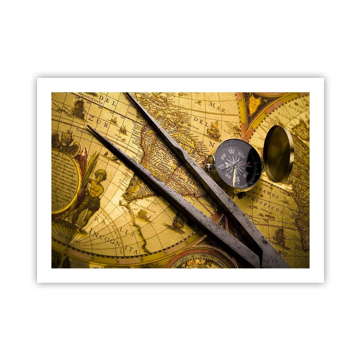 Poster - Wo sind diese Schätze? - 70x50 cm