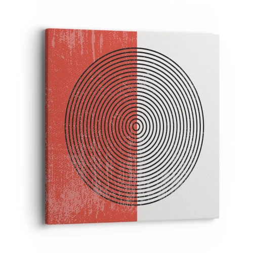Bild auf Leinwand - Leinwandbild - Auf den Punkt gebracht - 40x40 cm
