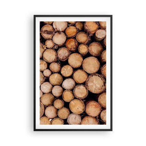 Poster in einem schwarzem Rahmen - Ein neuer Anfang - 61x91 cm