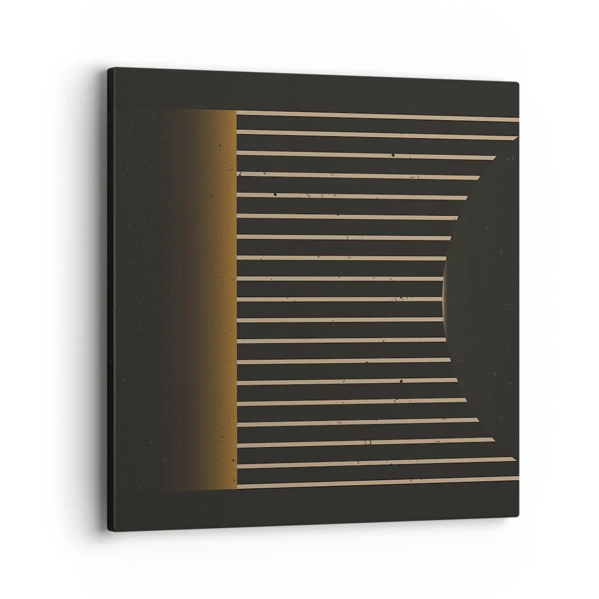Bild auf Leinwand - Leinwandbild - Die Dunkelheit erkunden - 40x40 cm