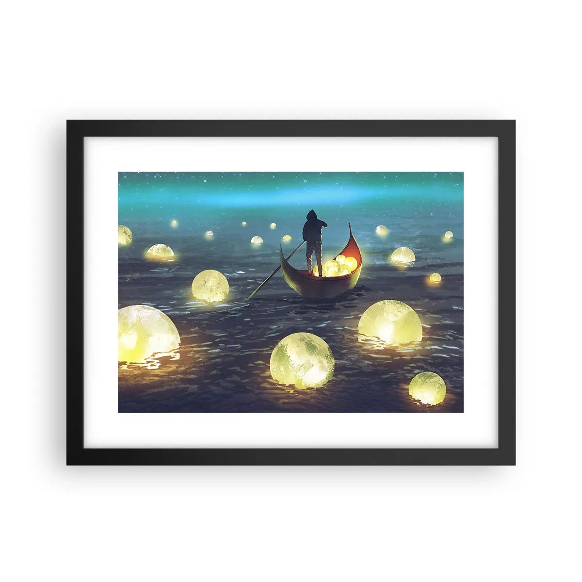 Poster in einem schwarzem Rahmen - Dinge, von denen Philosophen nie geträumt haben - 40x30 cm