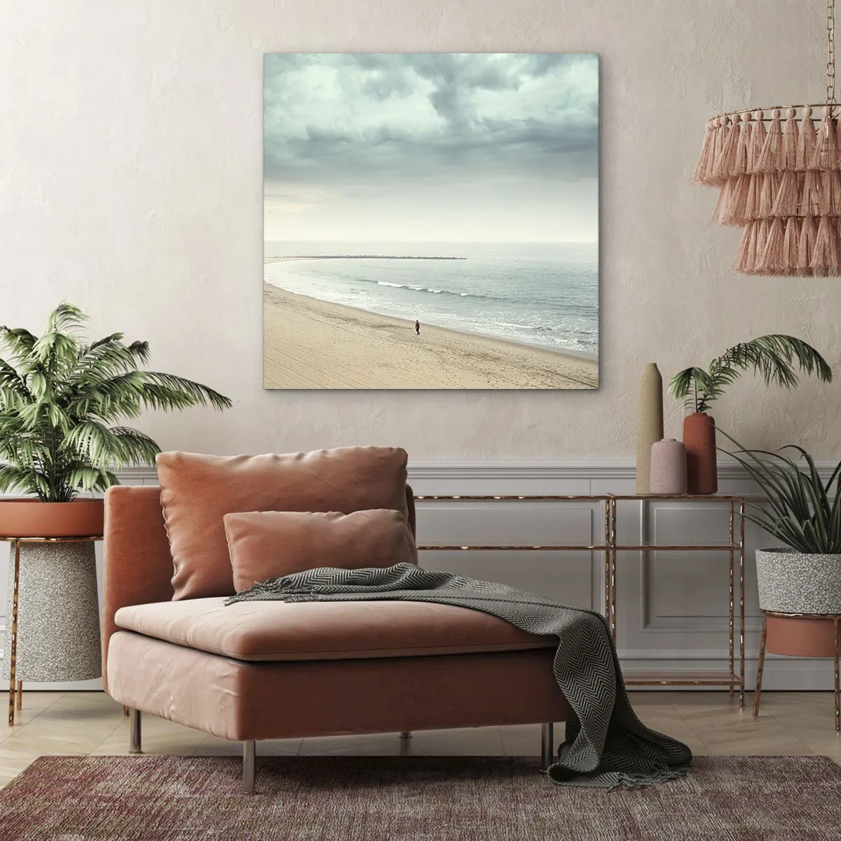 Bild auf Leinwand - Leinwandbild - Auf der Suche nach Frieden - 30x30 cm