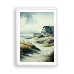 Poster in einem weißen Rahmen - Abseits vom Trubel - 50x70 cm