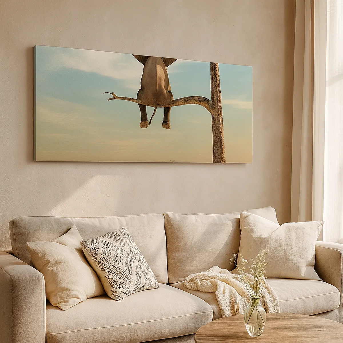 Bild auf Leinwand - Leinwandbild - Neuer Blickwinkel - 30x30 cm