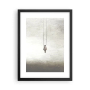 Poster in einem schwarzem Rahmen - Ein Kind in uns - 30x40 cm