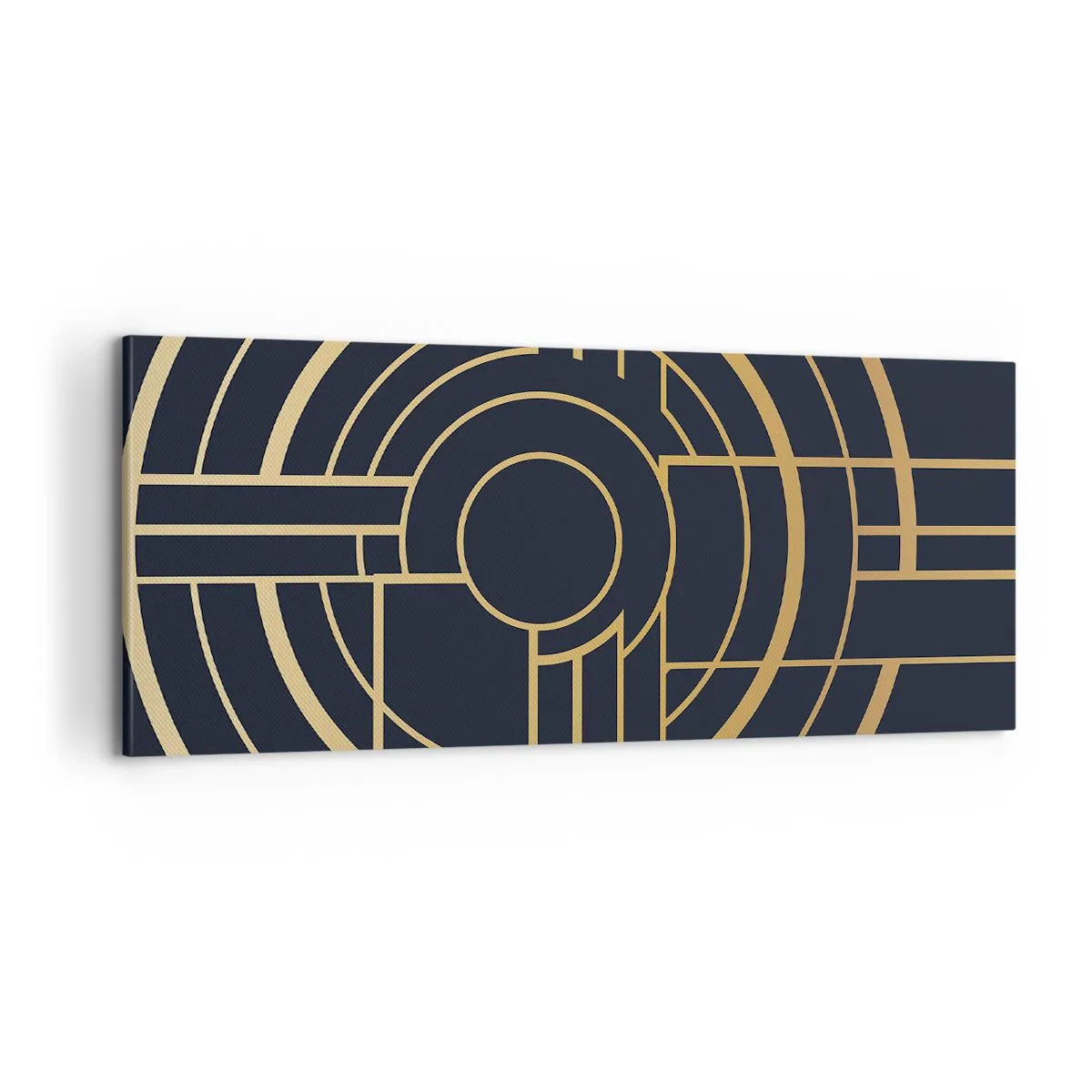 Bild auf Leinwand - Leinwandbild - Wendungen der Dinge - 100x40 cm