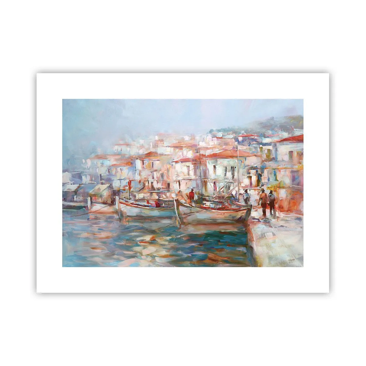 Poster - Pastell-Sommerferien - 40x30 cm