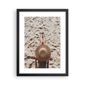 Poster in einem schwarzem Rahmen - Traumzeit - 30x40 cm