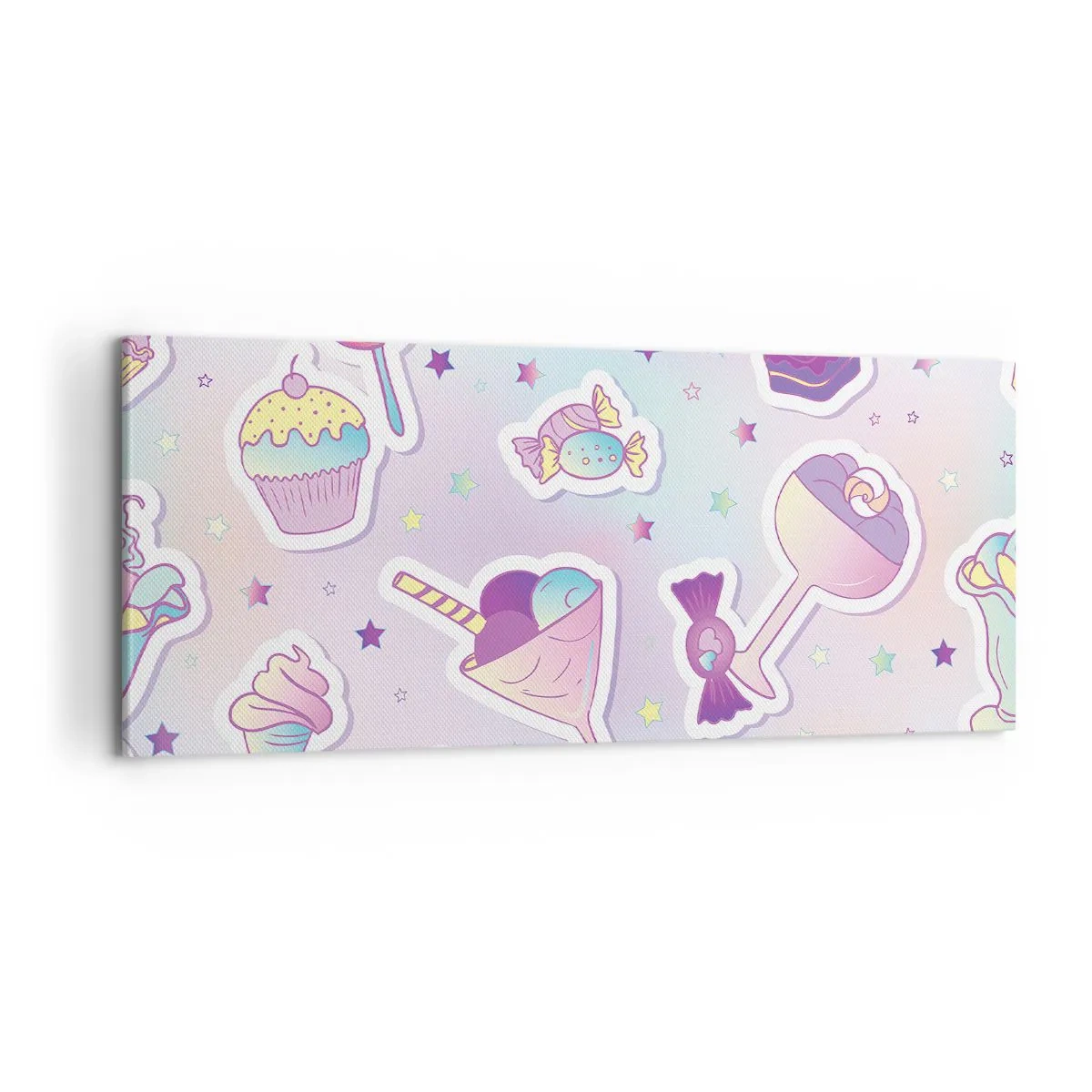 Bild auf Leinwand - Leinwandbild - Dass es jeden Tag ein Geburtstag wäre - 100x40 cm