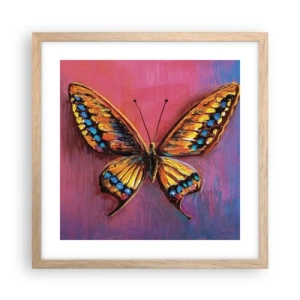 Poster in einem Rahmen aus heller Eiche - Ein Juwel der Natur - 40x40 cm