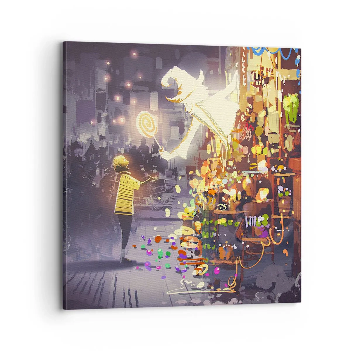 Bild auf Leinwand - Leinwandbild - Magie ist da - 70x70 cm