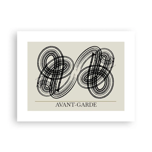 Poster - Es kam spontan heraus - 40x30 cm