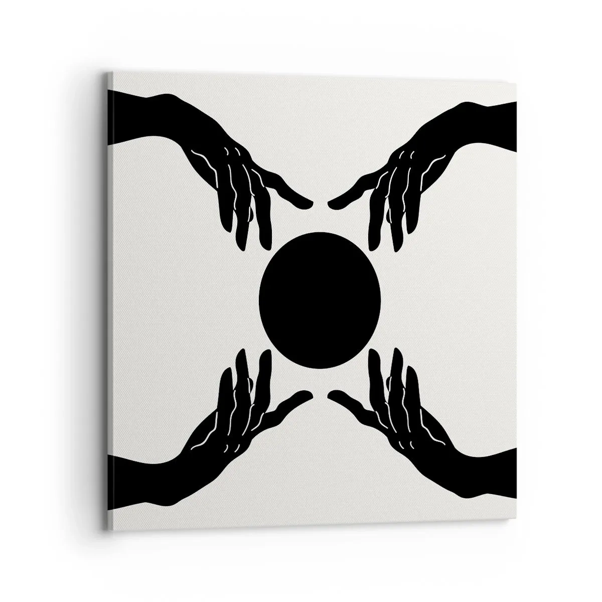 Bild auf Leinwand - Leinwandbild - Geheimes Zeichen - 70x70 cm