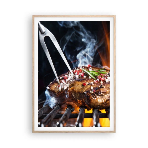 Poster in einem Rahmen aus heller Eiche - Saftig und duftend - 70x100 cm