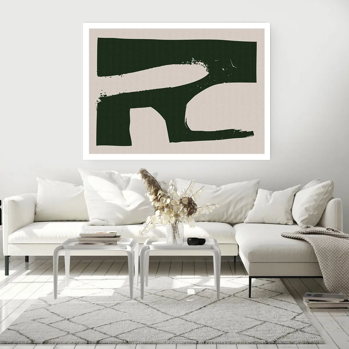 Poster - Weiße Buchten - 70x50 cm