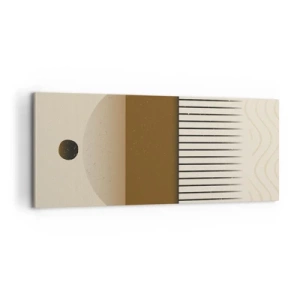 Bild auf Leinwand - Leinwandbild - Verschiedene Staaten - 100x40 cm