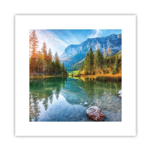 Poster - Die Sanftheit des Herbstes - 30x30 cm