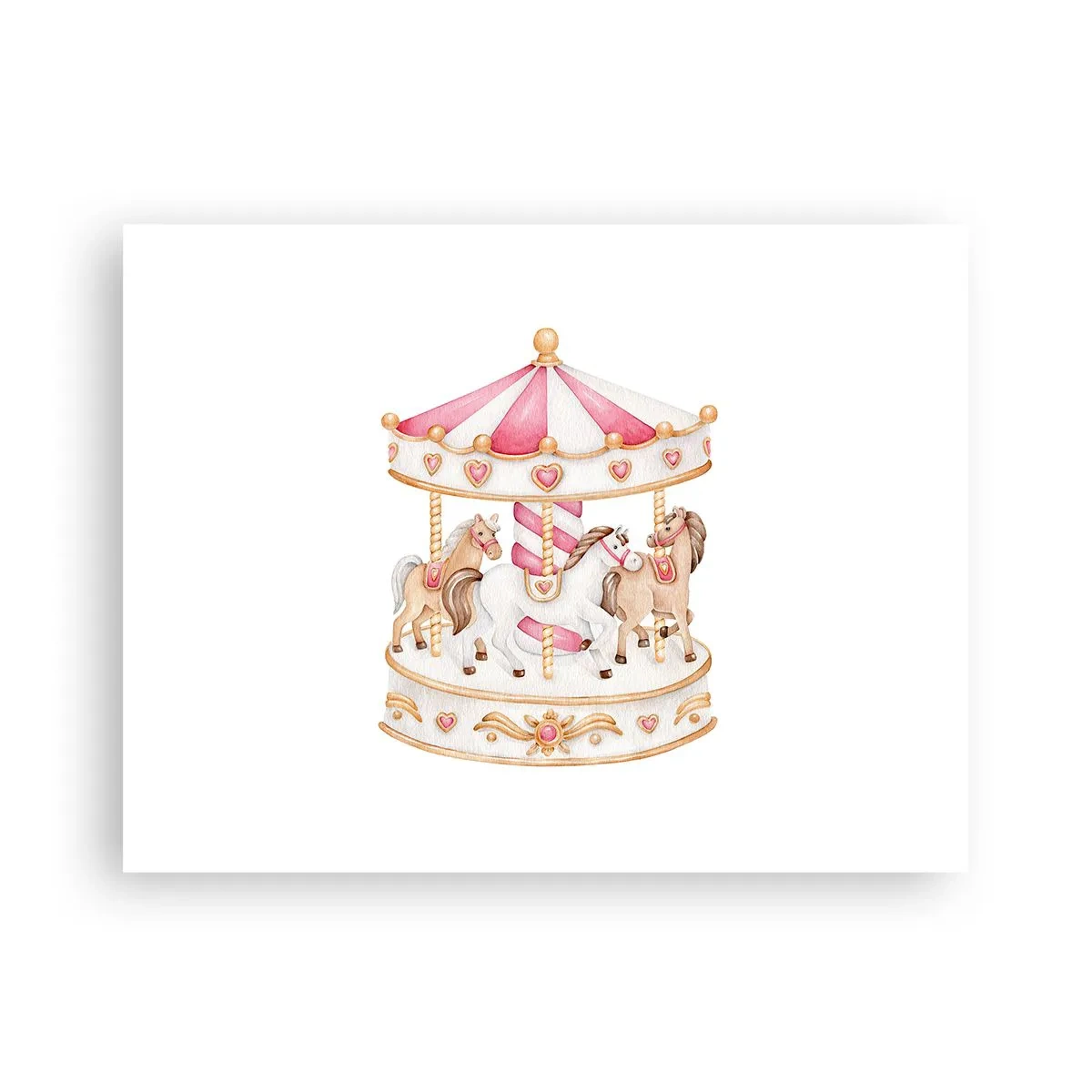 Poster - Süße Welt der Kindheit - 40x30 cm