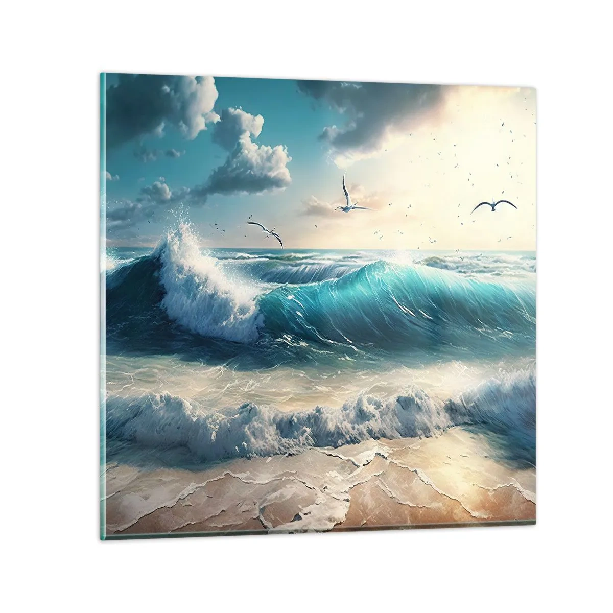 Glasbild - Bild auf glas - Es summt nur für dich - 60x60 cm