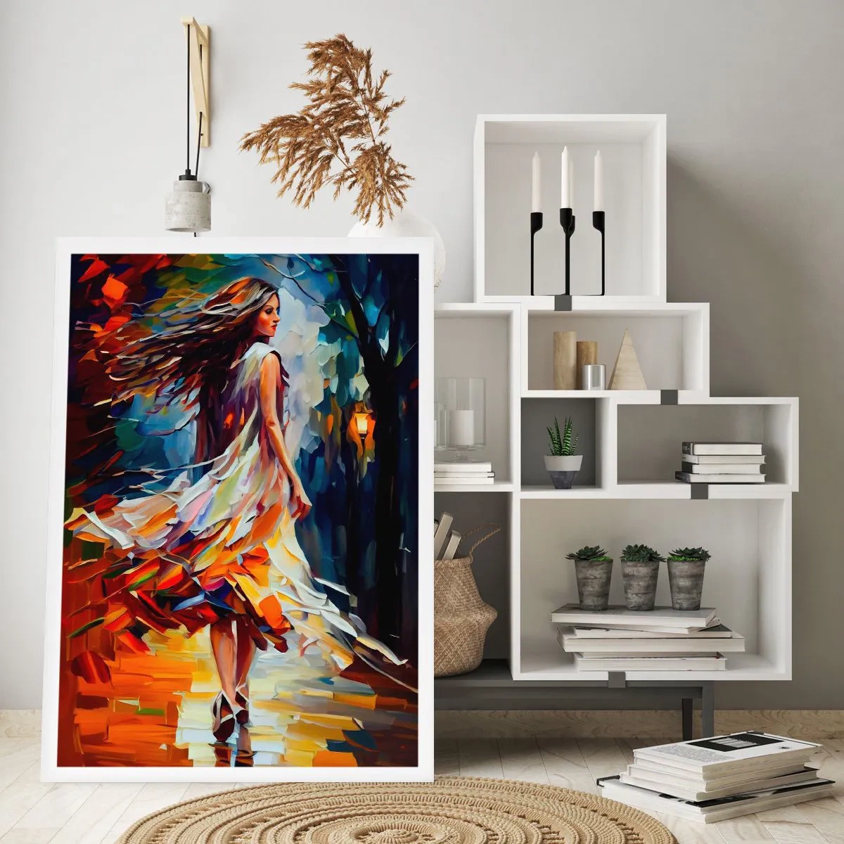 Poster - Herbstmädchen - 70x100 cm