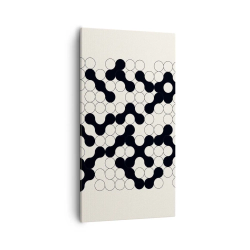 Bild auf Leinwand - Leinwandbild - Chinesisches Spiel – Variation - 55x100 cm