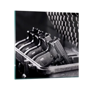 Glasbild - Bild auf glas - Männersport - 50x50 cm