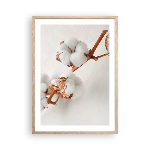 Poster in einem Rahmen aus heller Eiche - Nur umarmen - 50x70 cm